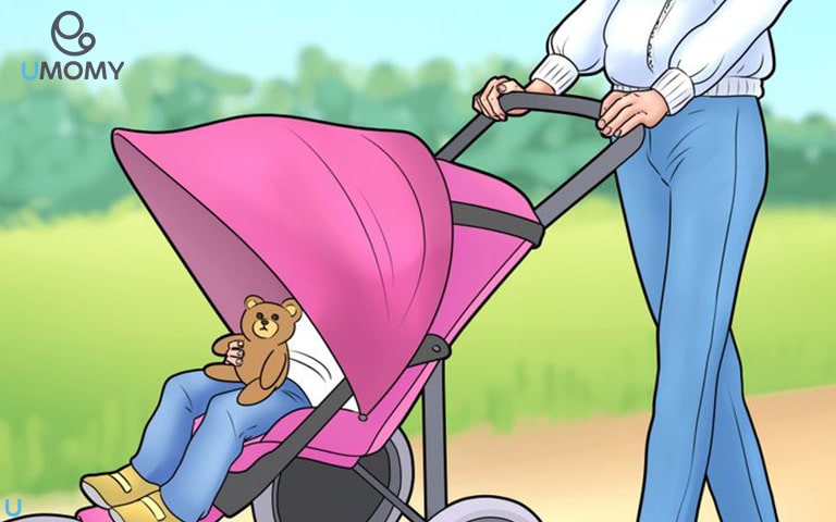 چتر برای پوشاندن نوزاد خود استفاده کنید