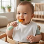 قاشق تمام سیلیکونی ۳+ ماه گودسنس